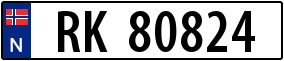 Truck License Plate